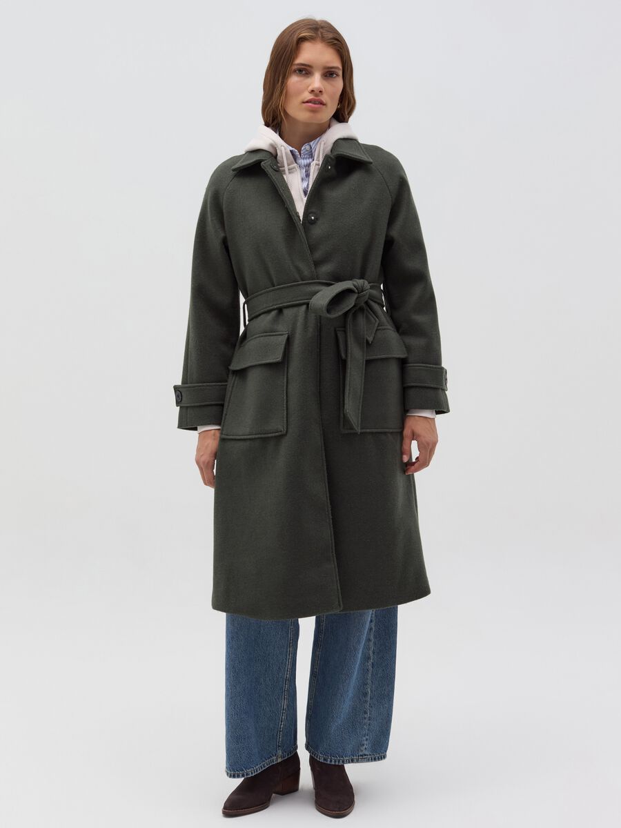 Cappotto lungo con cintura_1