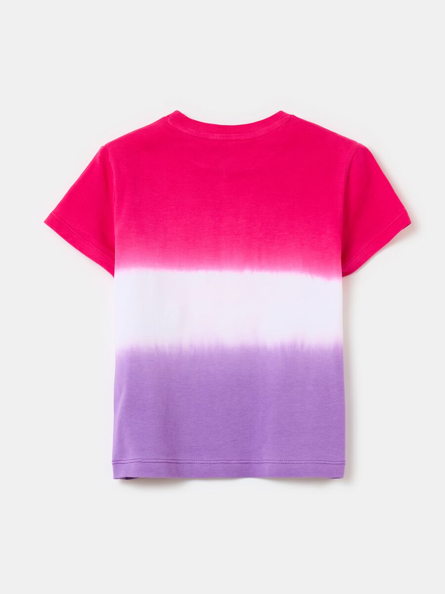 T-shirt Tie Dye con stampa lettering_1