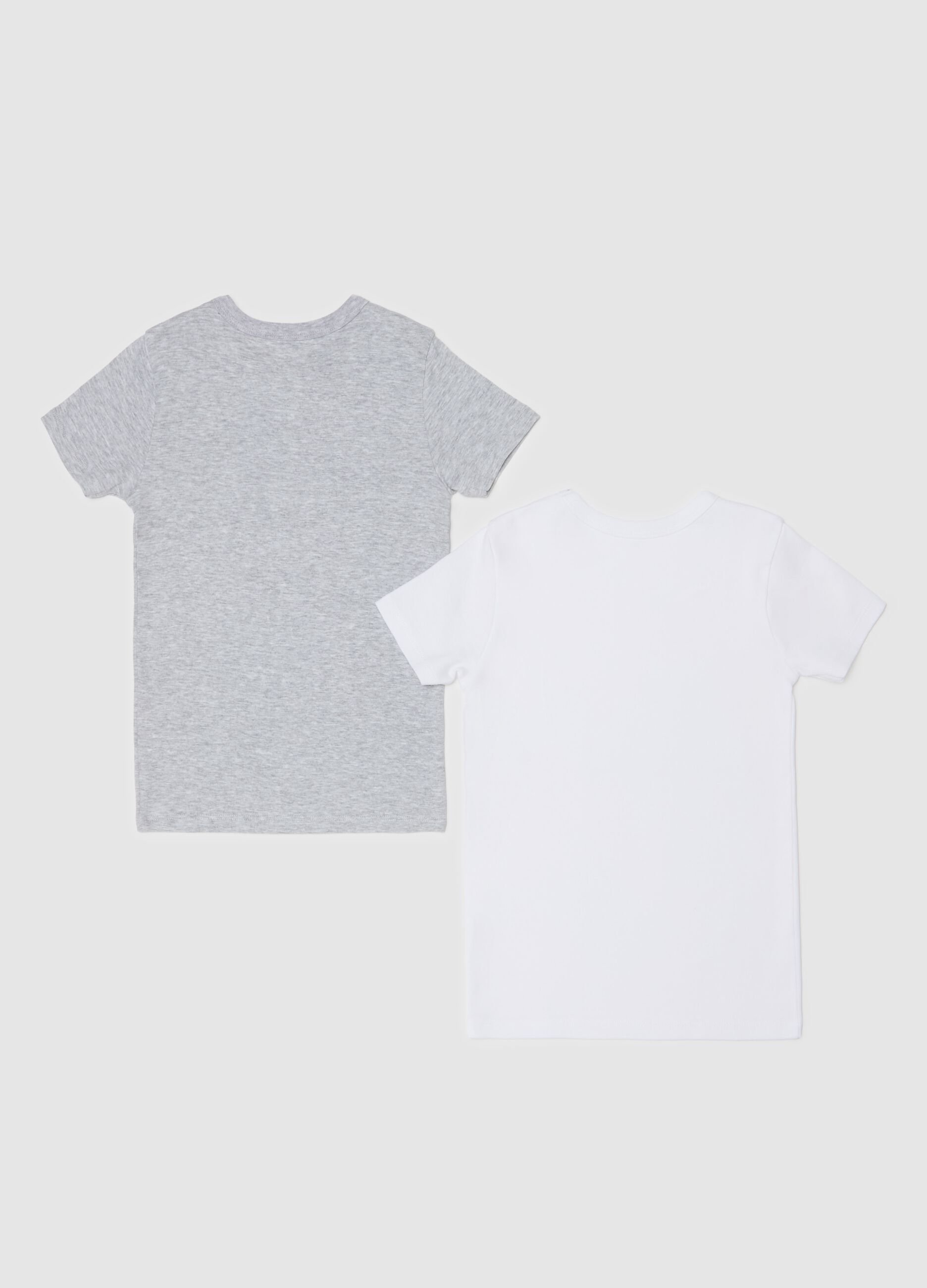 Two-pack organic cotton undershirts