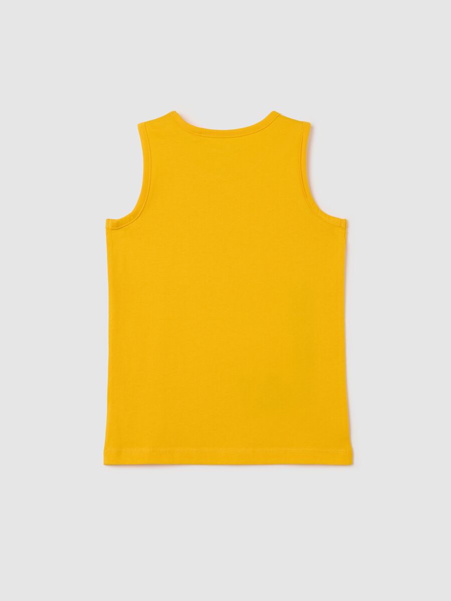 OVS Kids Pure Cotton Yellow Vest_1