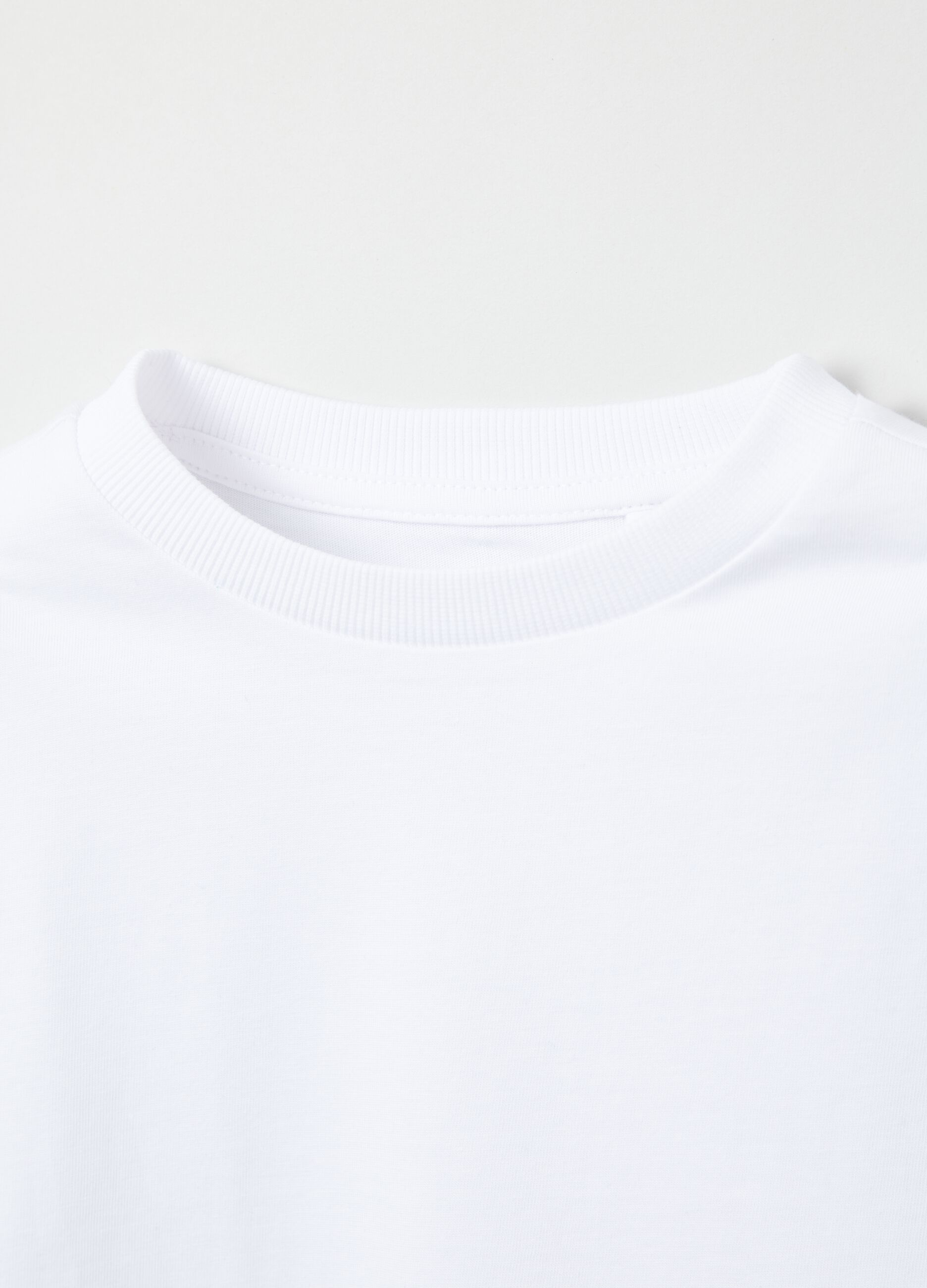 T-shirt in cotone tinta unita_2