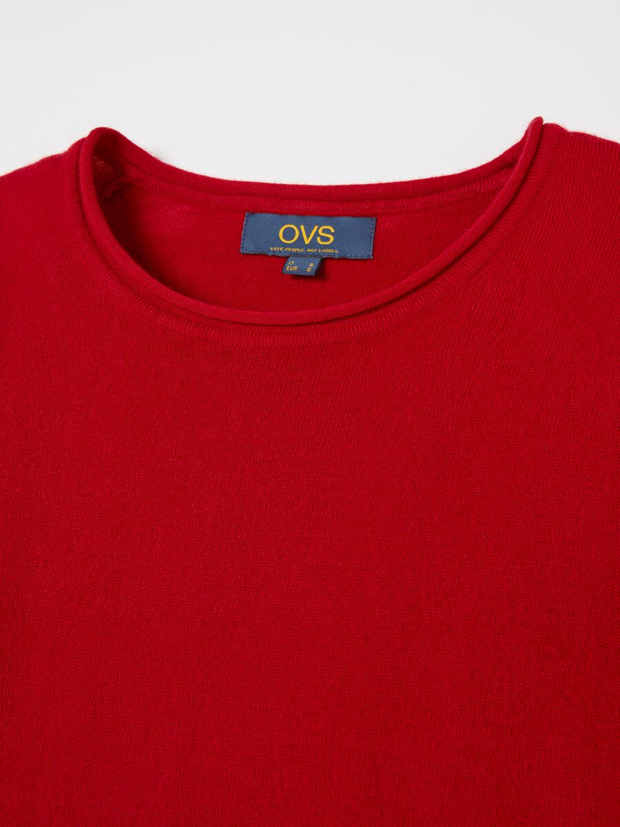 Top with round neck and small fold_5