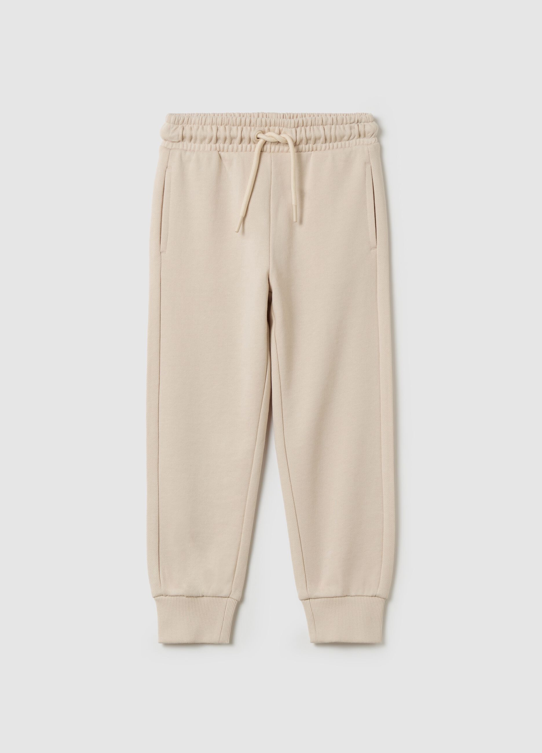 Joggers in cotone con coulisse