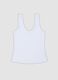 White stretch vest top, regular fit_4