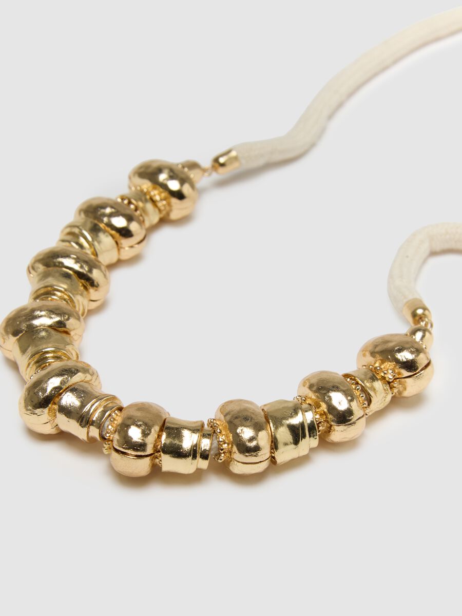 Women's Multicolour Brass Necklace_2