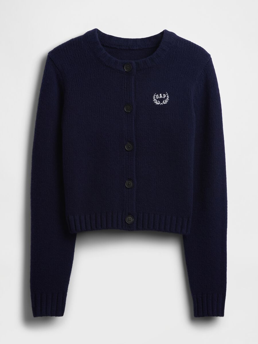 Cardigan blu per bambina_3