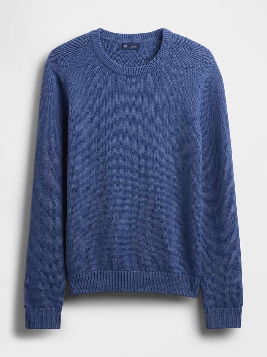 Blue Cotton Pullover_3