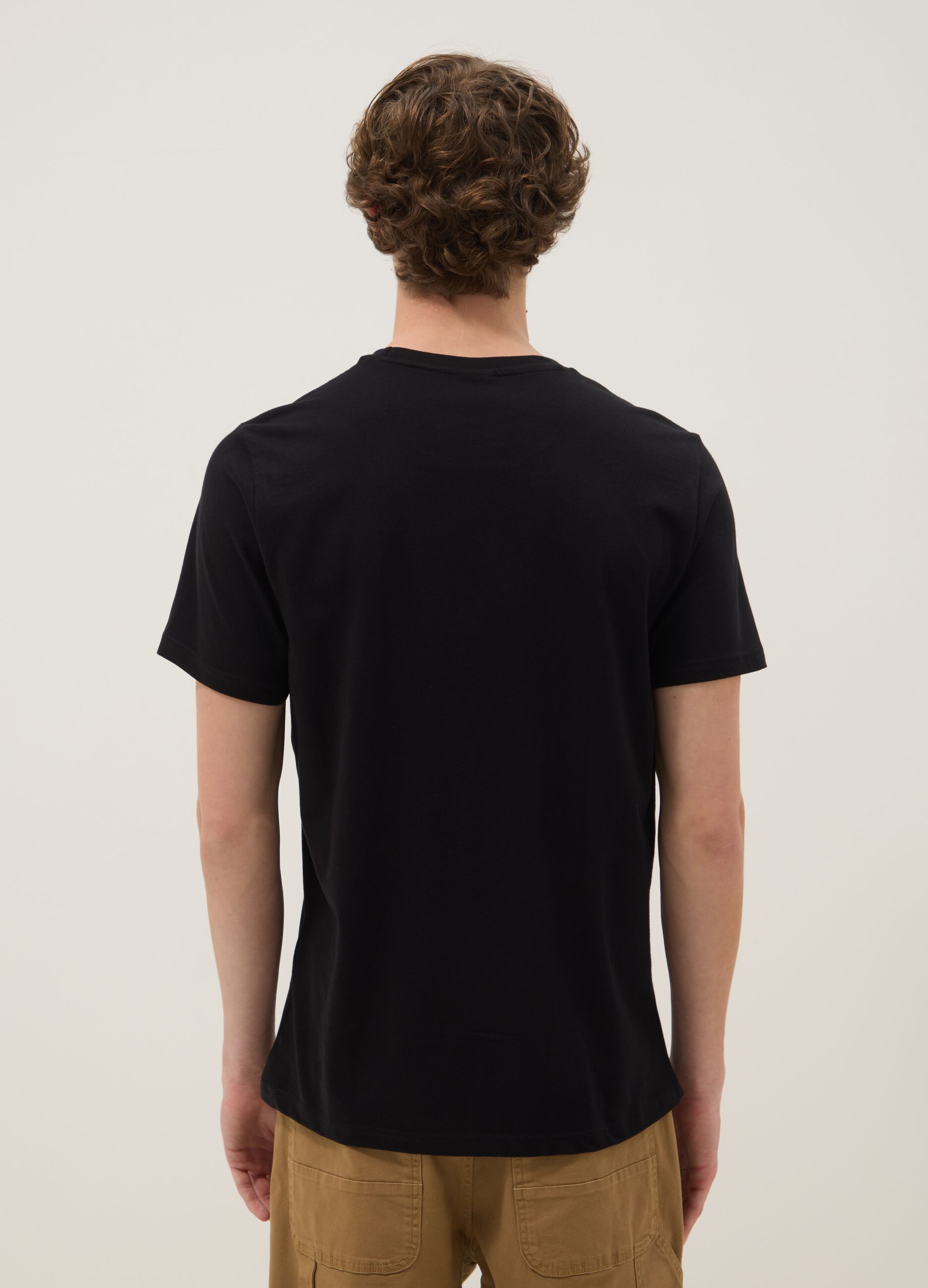 Black Hard Rock Cafe regular-fit pure cotton T-shirt
