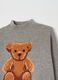 Pullover crop con orso jacquard_5