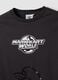 Black pure cotton T-shirt with Mario Kart print_5