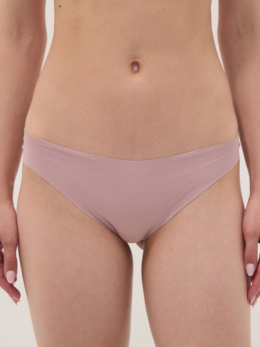 Pink stretch organic cotton briefs_1
