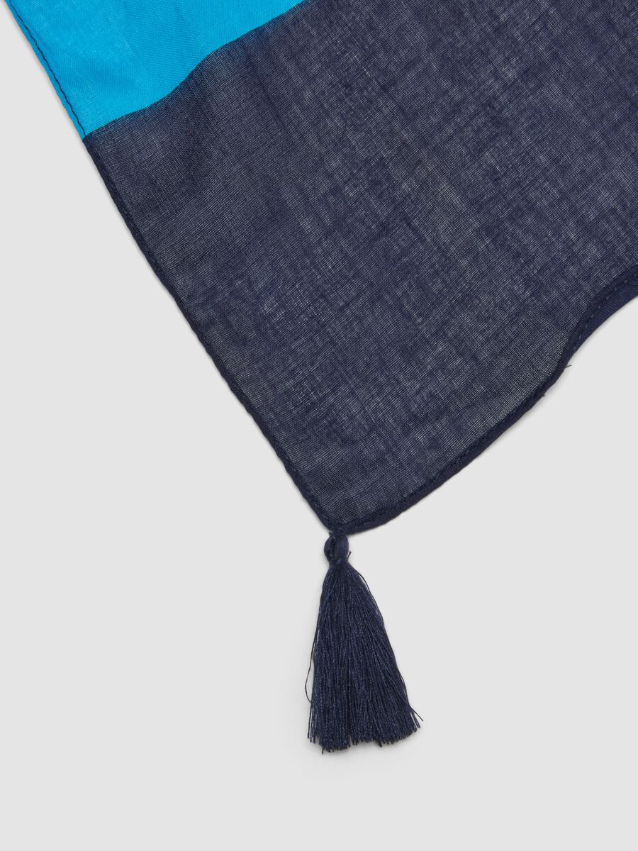 Multicoloured pure cotton scarf_2