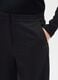 Black stretch trousers in polyviscose_3