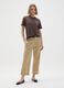 Beige cotton trousers regular fit_1