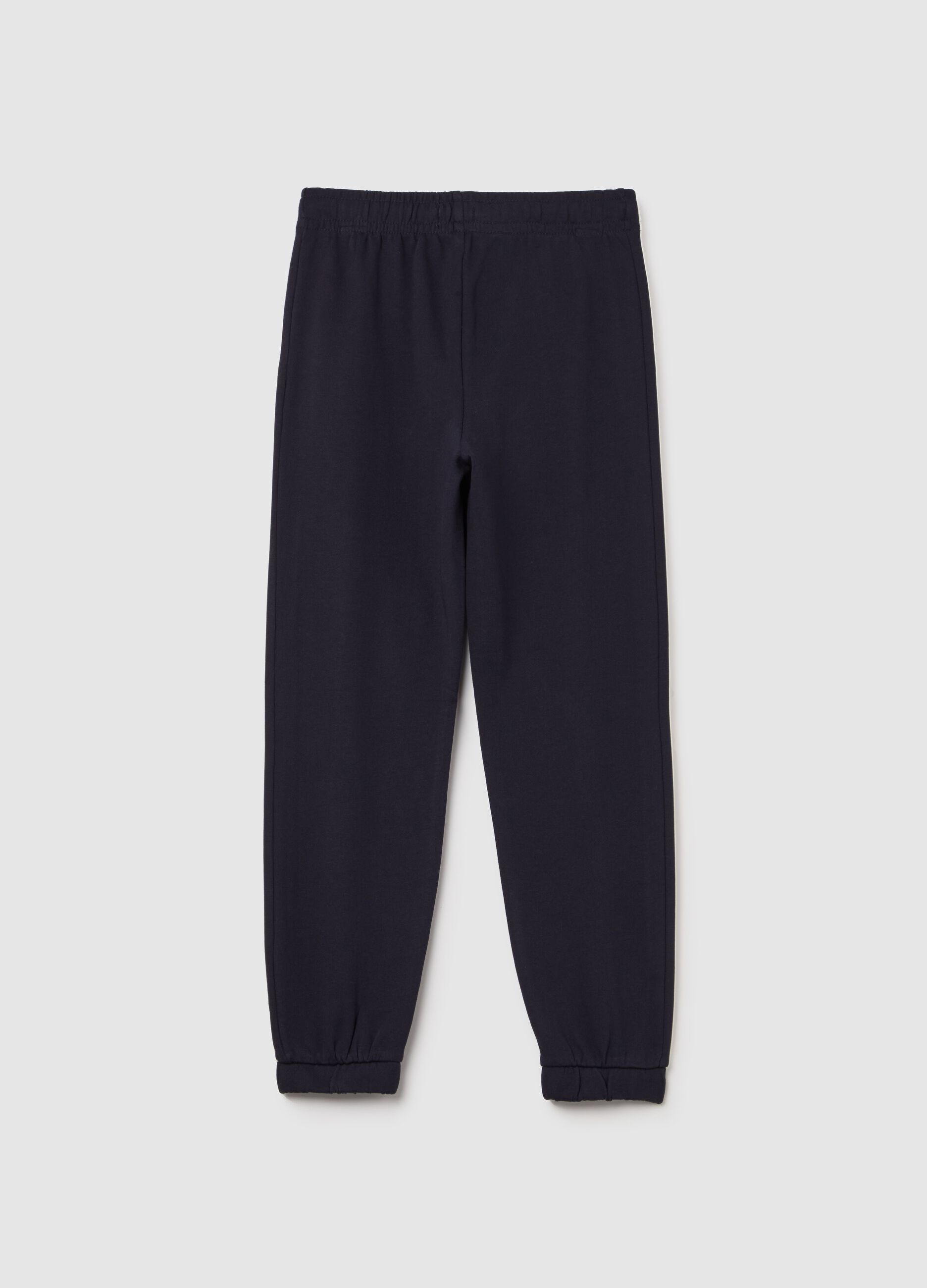 Joggers with contrasting bands and "Champs Crew” print