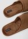 Brown slip-on house slippers with full lining_1