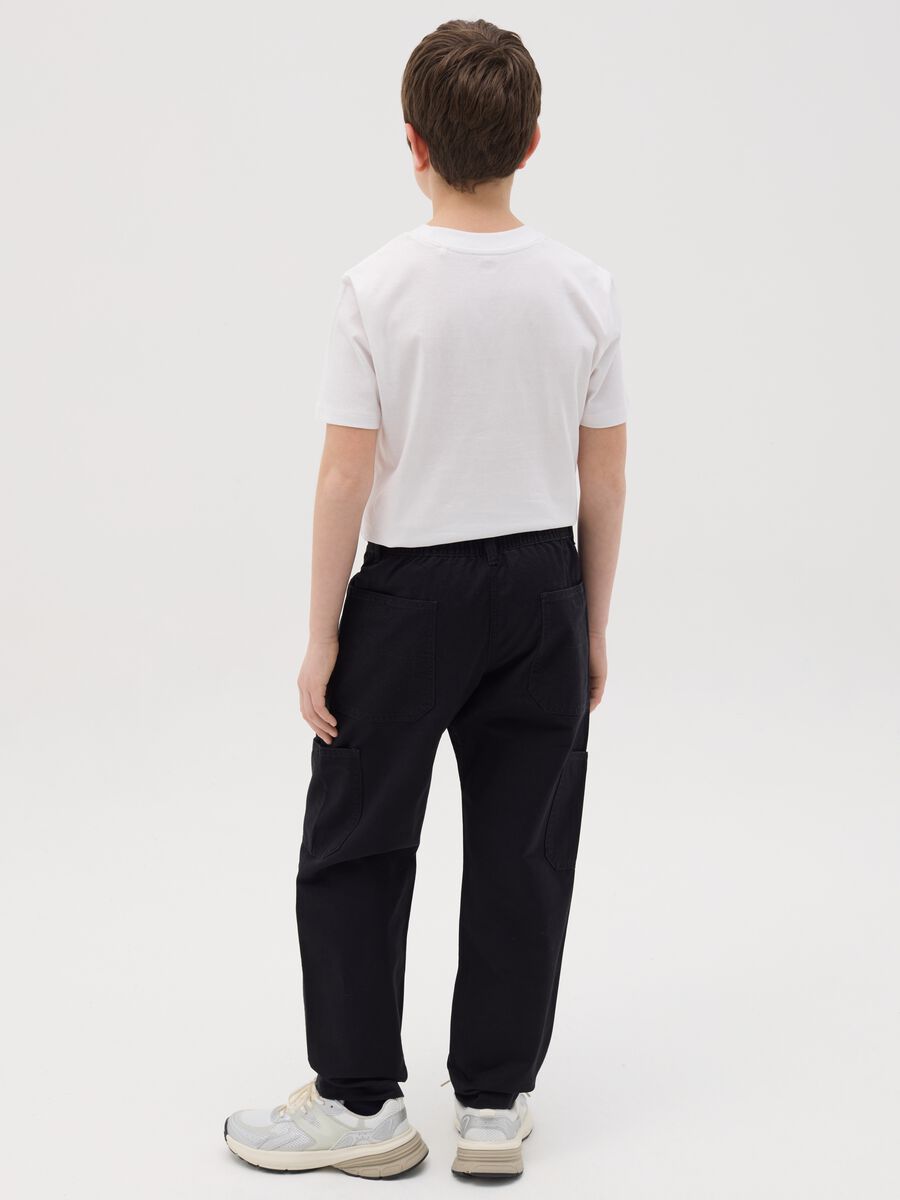 Cotton cargo trousers_3