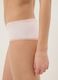 Pink stretch-fabric briefs with lace details, regular fit_3