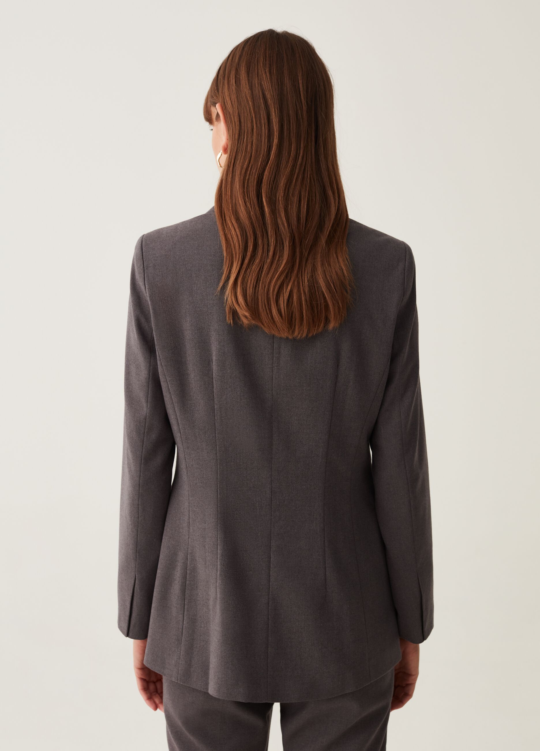 Blazer monopetto tinta unita_2