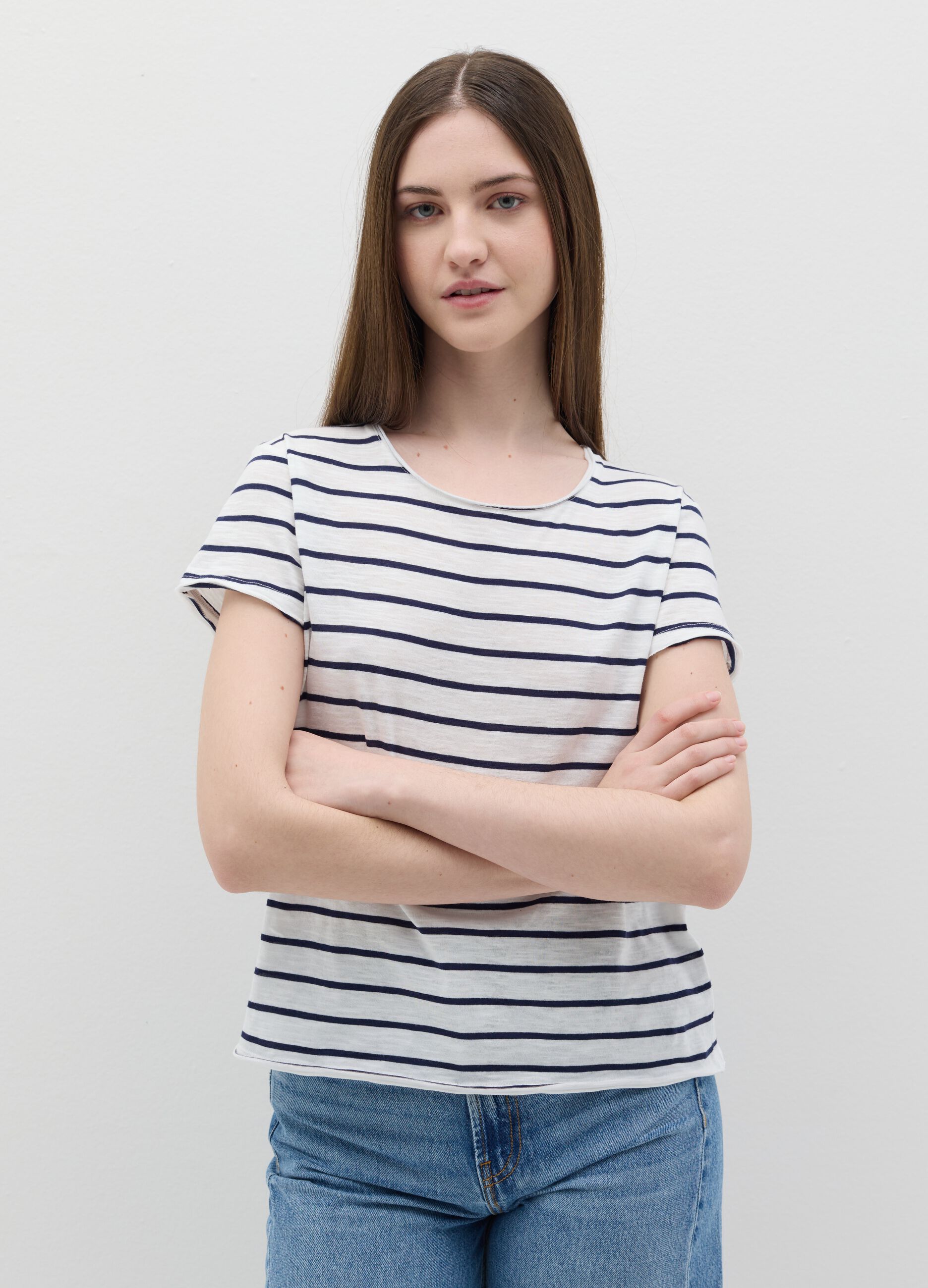 Slub jersey T-shirt