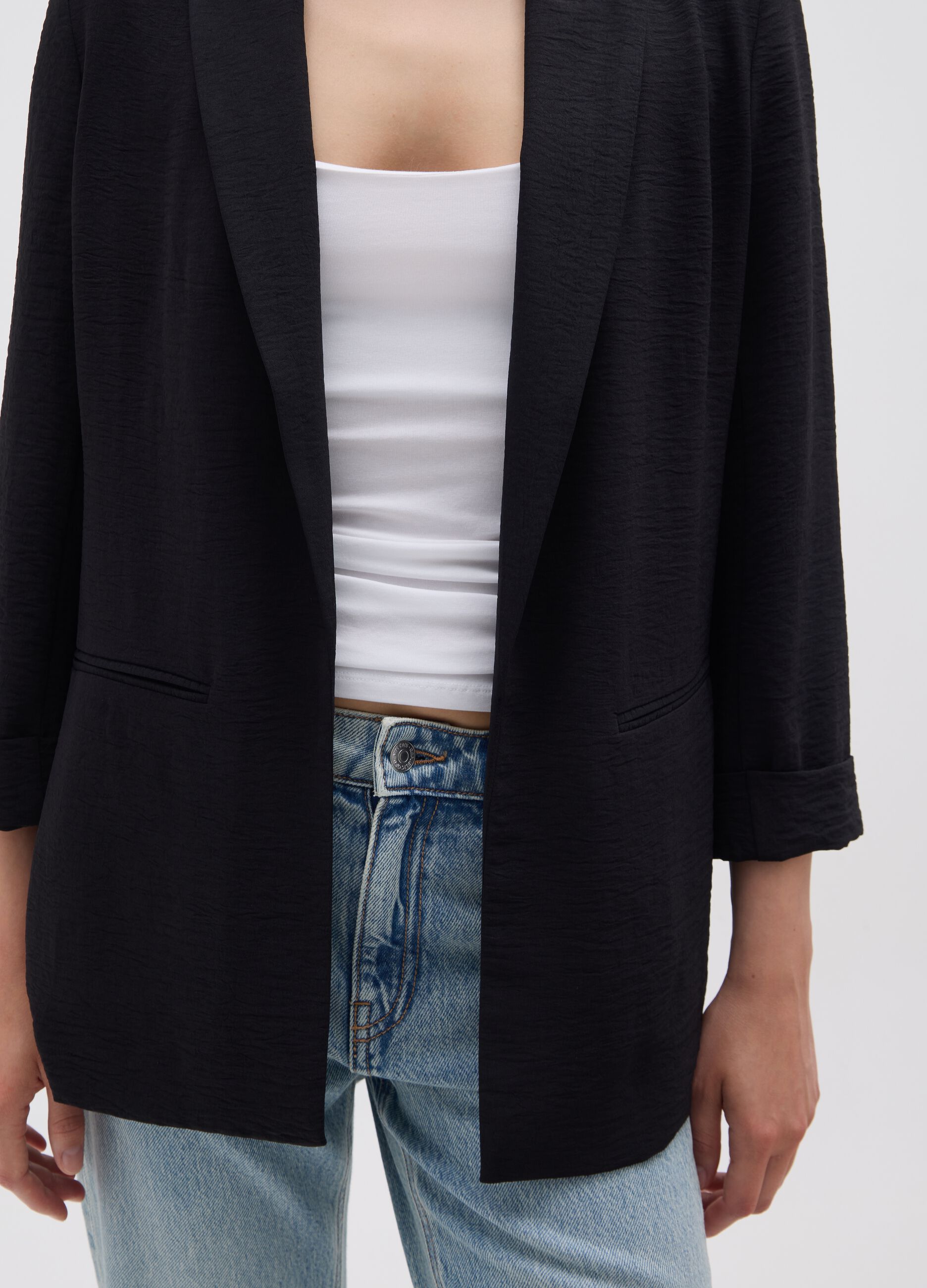 Women's black blazer
