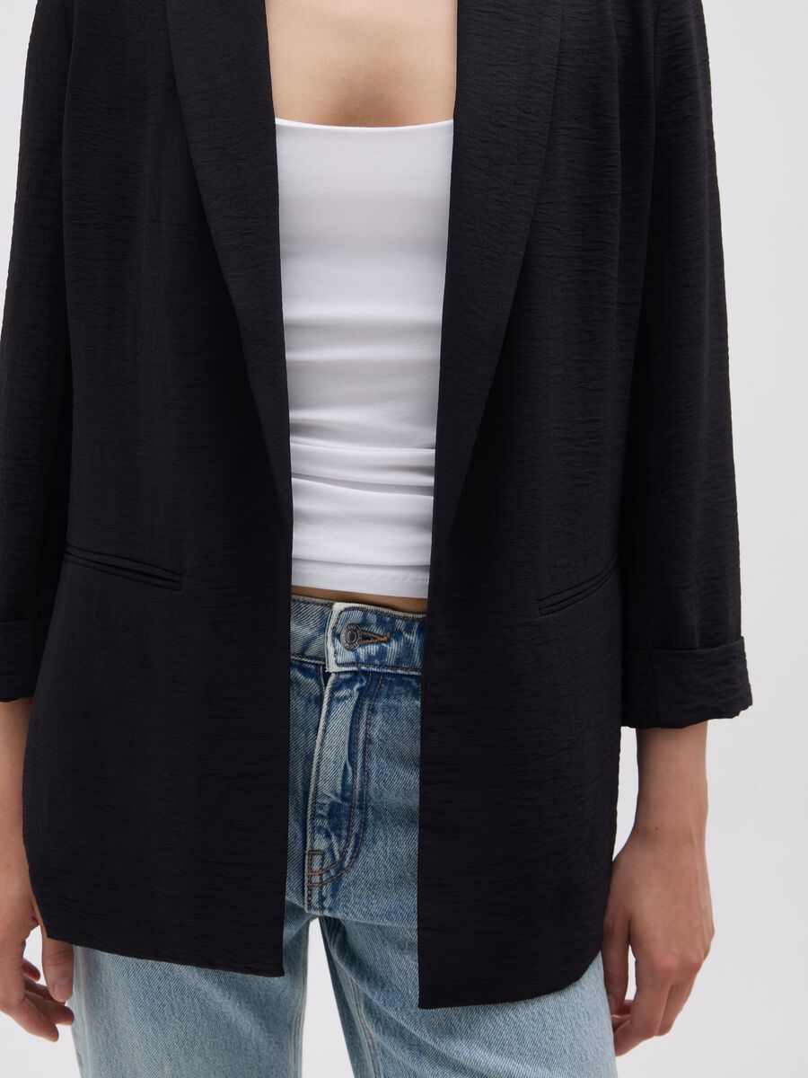 Women's black blazer_3