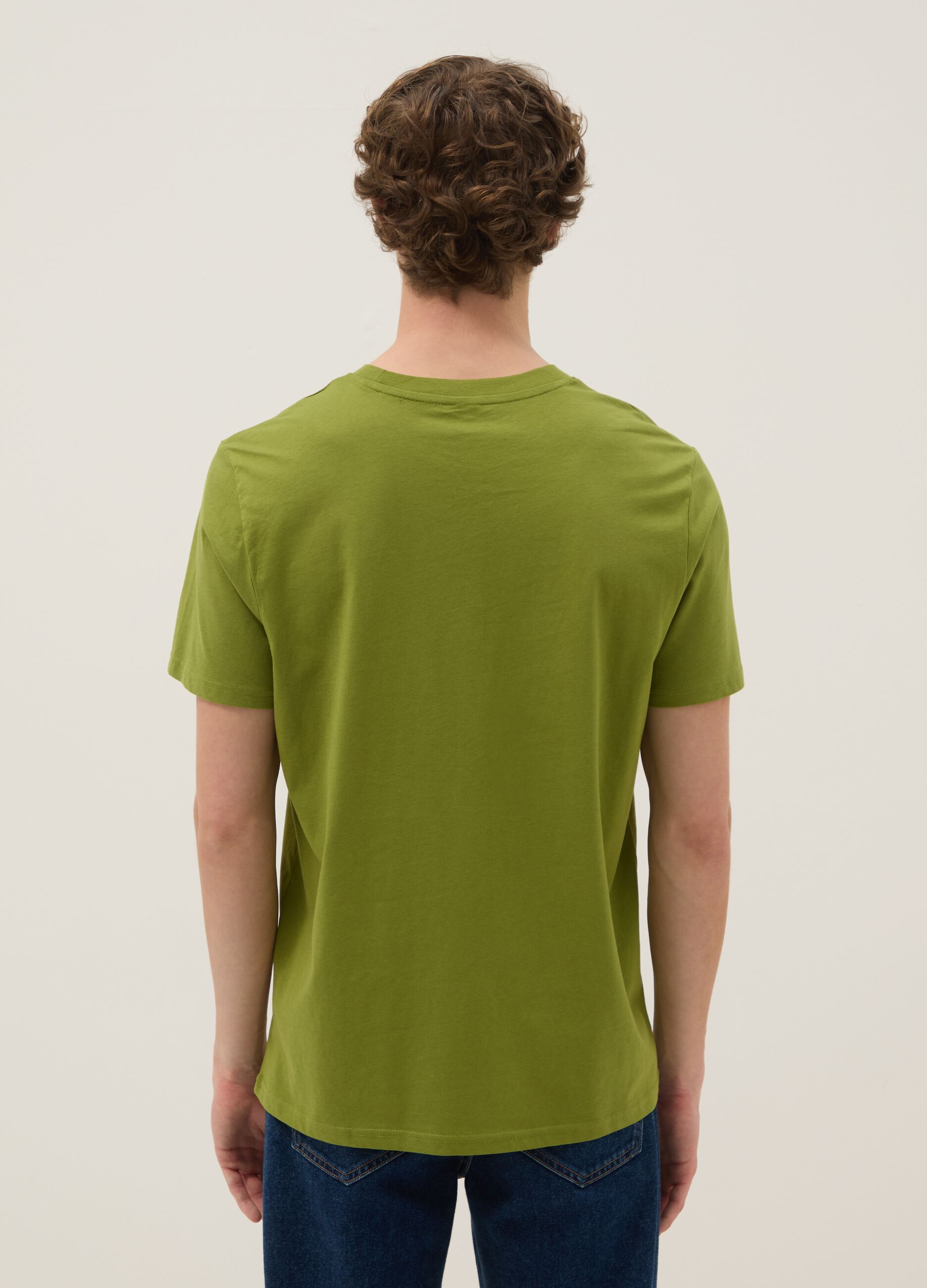 Green Paul Frank print T-shirt in pure cotton, regular fit