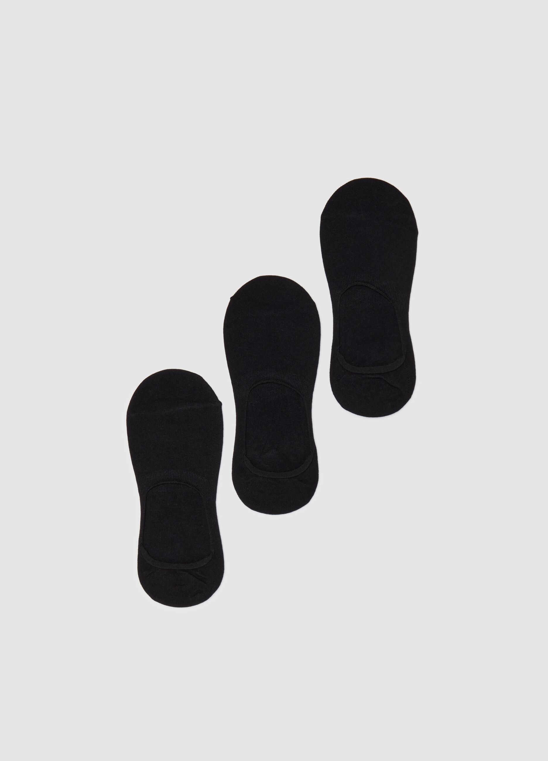 Two-pair pack solid colour shoe liners