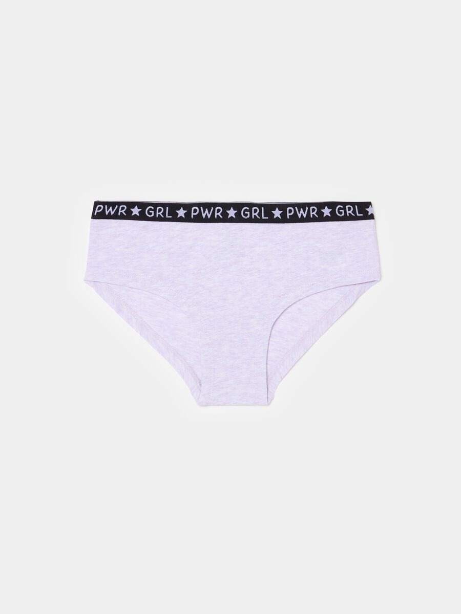 Organic cotton French knickers with print_0