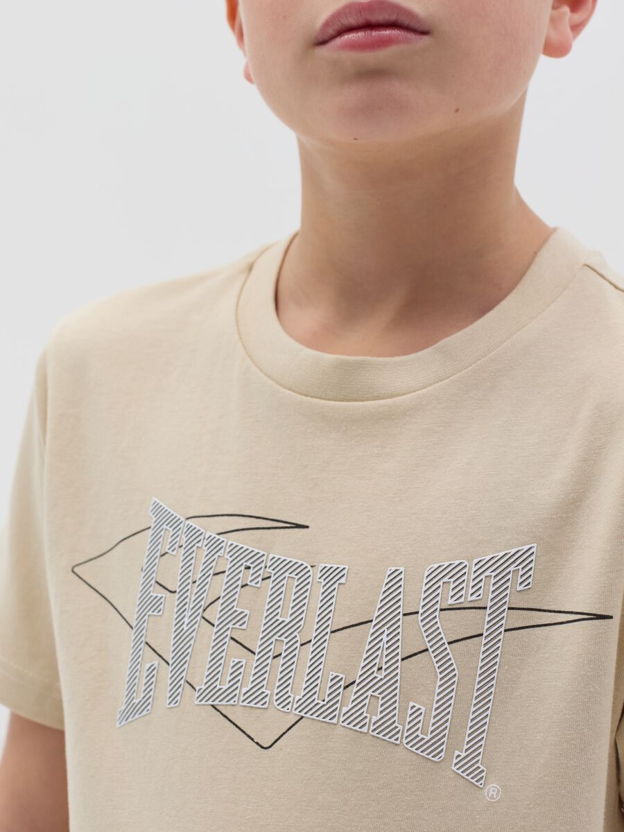 T-shirt in cotone con stampa logo_1