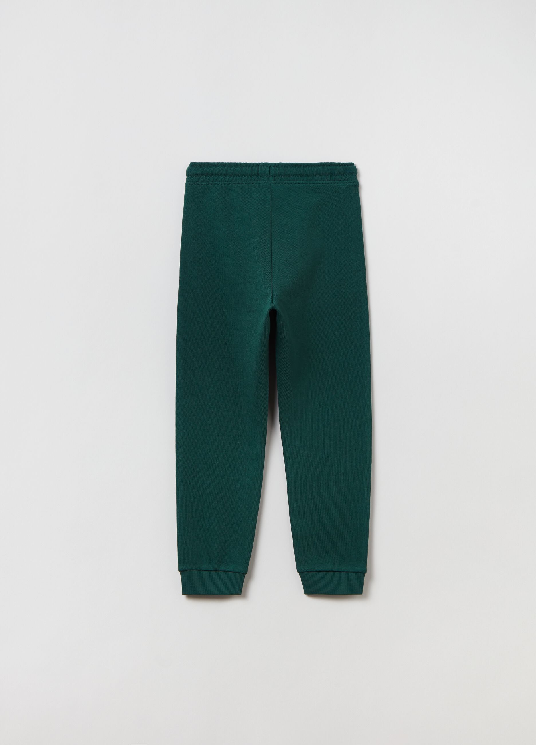 Joggers in felpa con coulisse_1