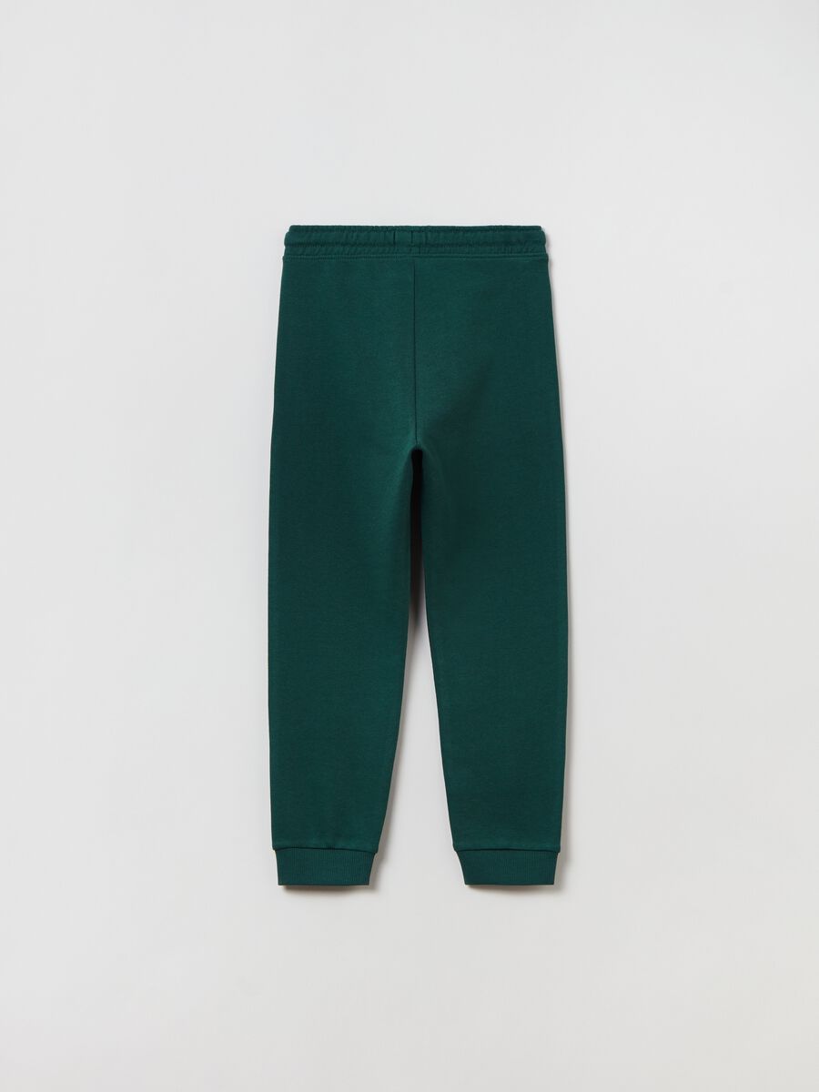 Joggers in felpa con coulisse_1