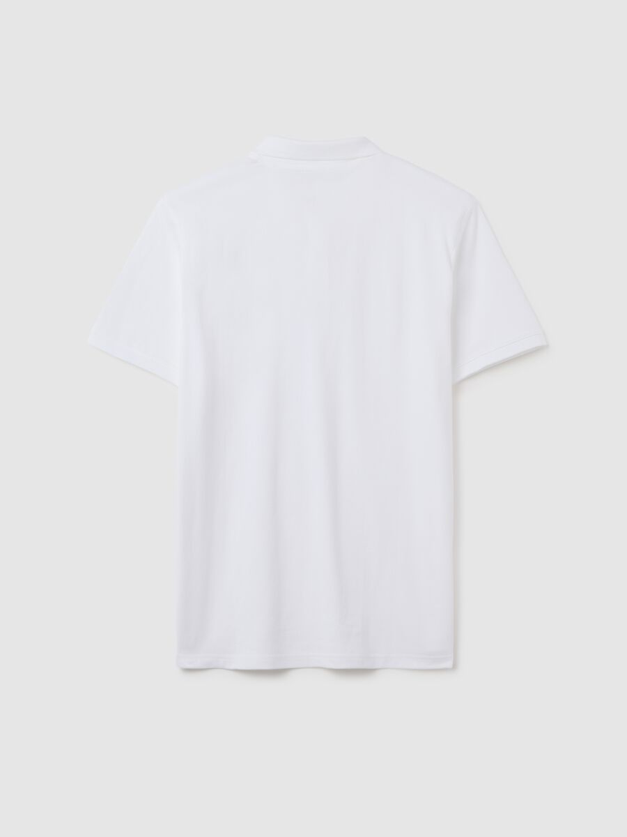 Pique polo shirt with embroidered logo_2