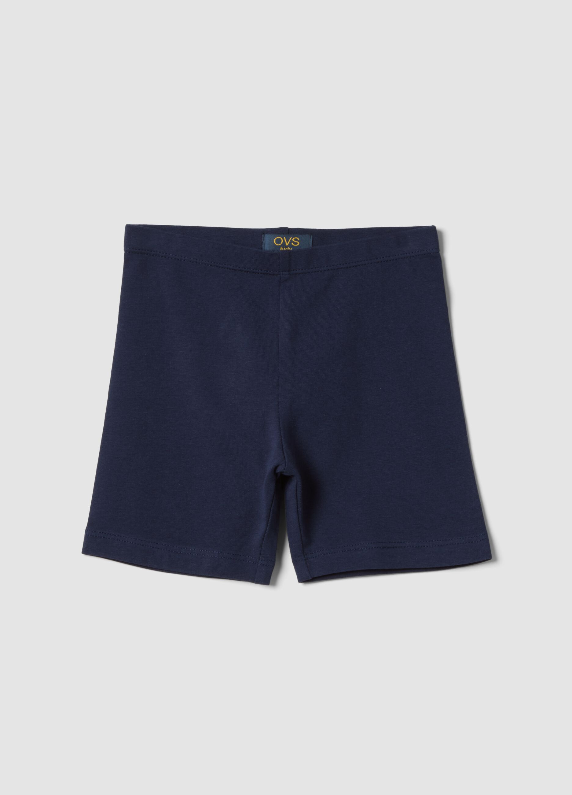 Blue organic cotton shorts