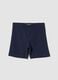 Blue organic cotton shorts_0