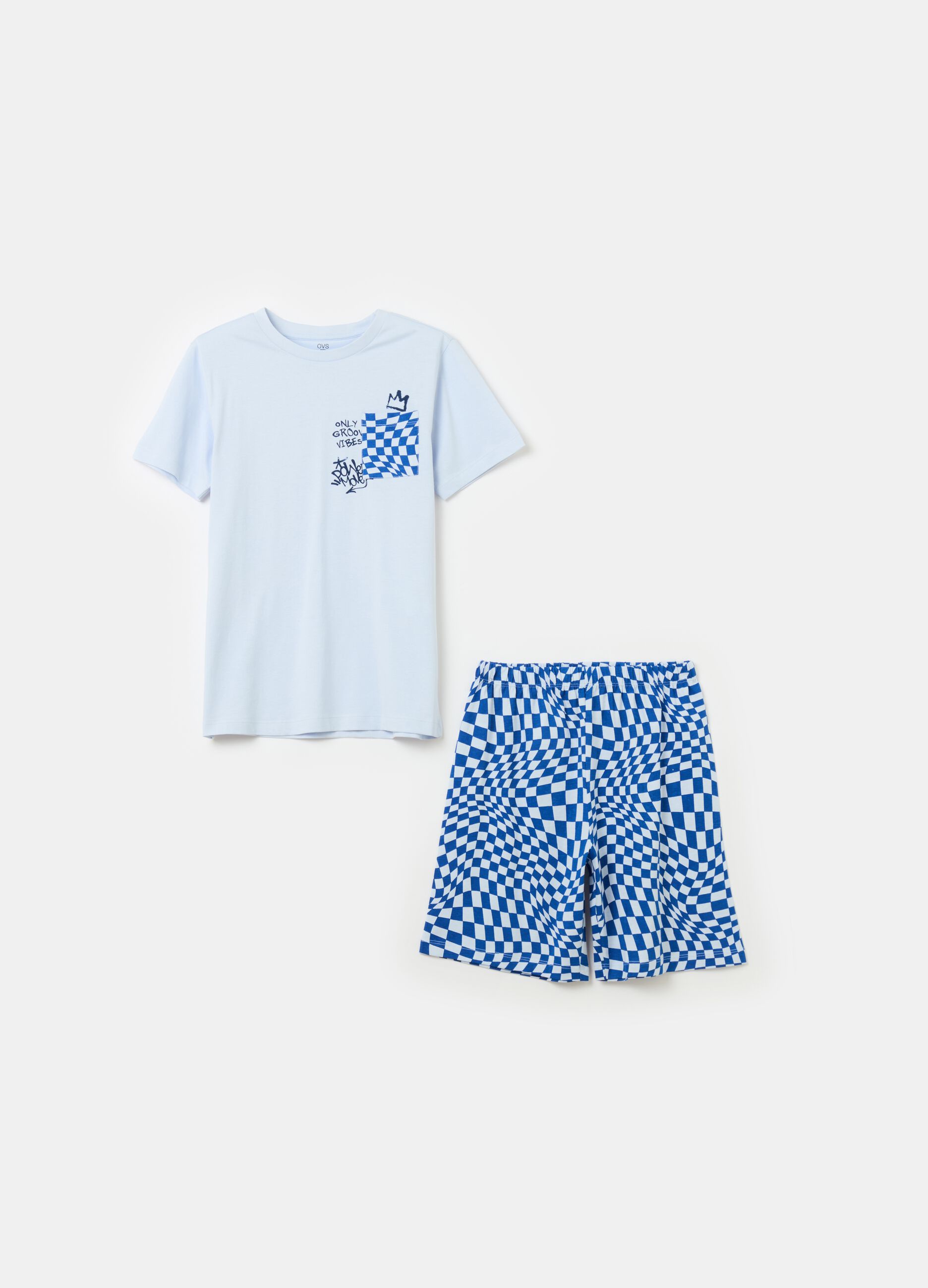 Organic cotton pyjamas with print