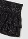 Black Sequin Mini Skirt_1