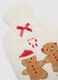 Multicoloured Christmas Hot Water Bottle with Cover_2