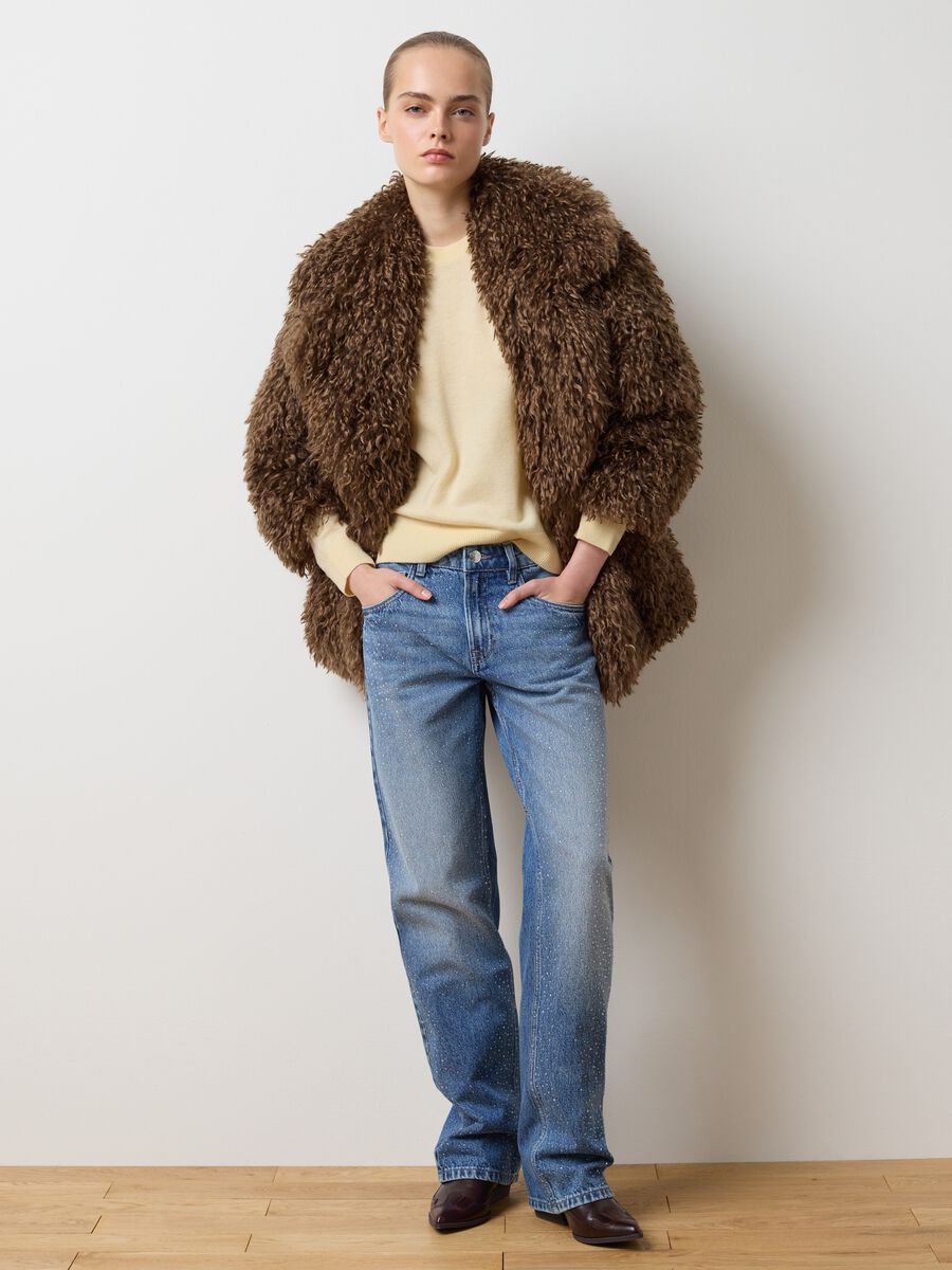 Soft brown regular fit jacket_1