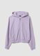 Purple organic cotton hooded sweatshirt_4