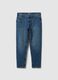 Pure cotton blue relaxed fit jeans_4