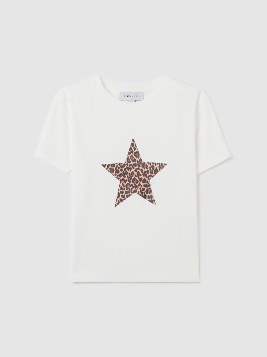 T-shirt in cotone stretch con stampa_4