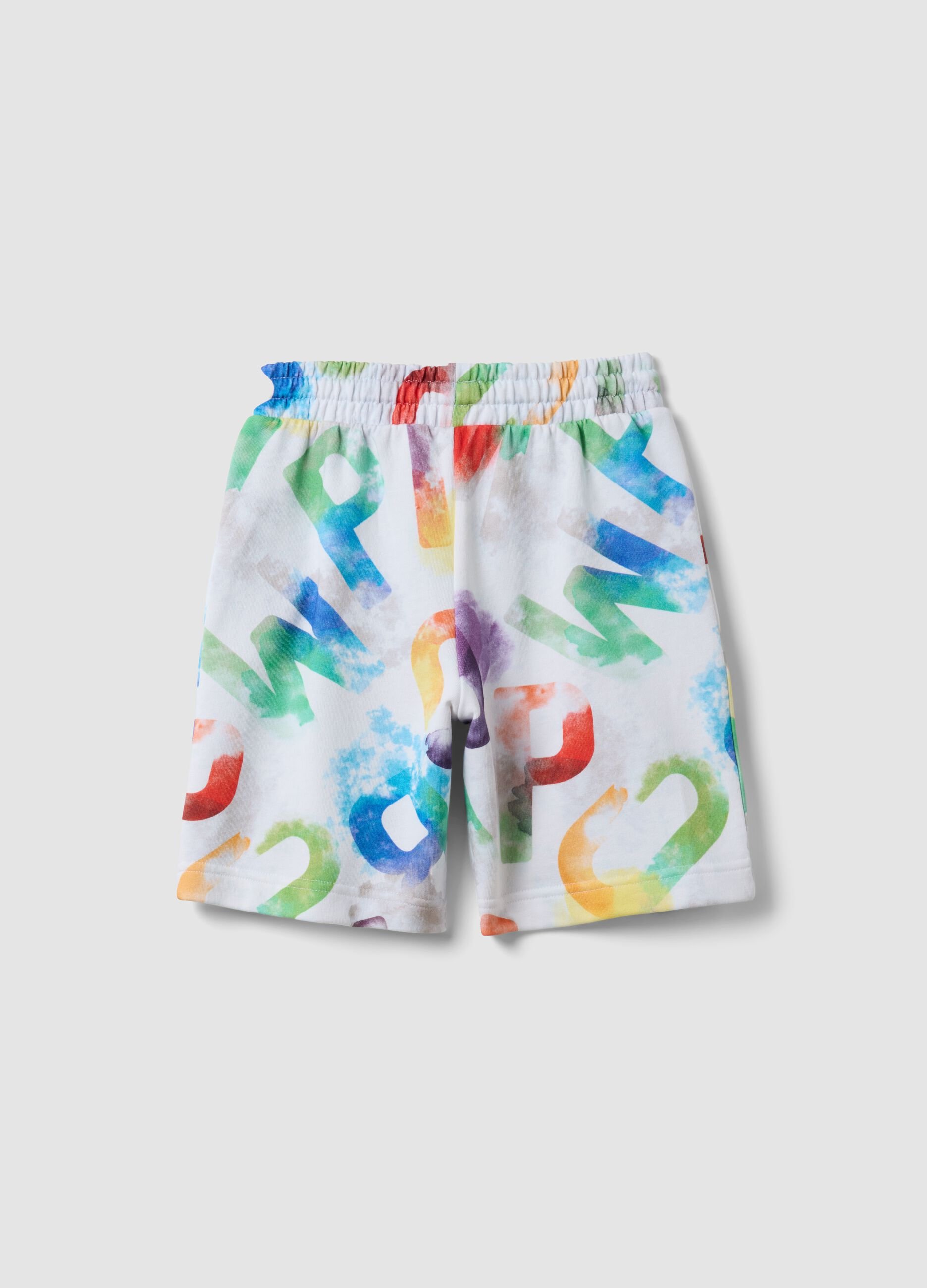 Multicolour pure cotton shorts