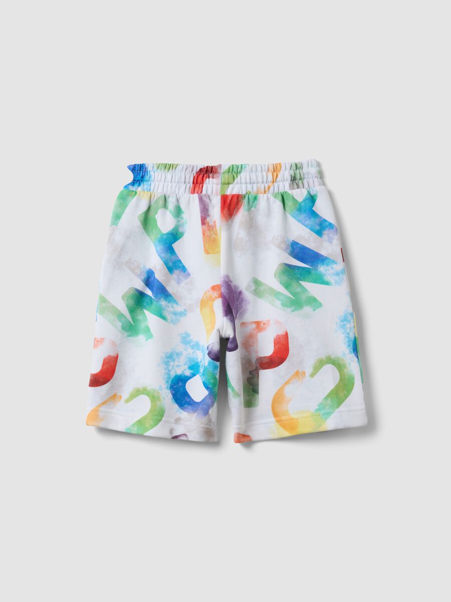 Multicolour pure cotton shorts_1