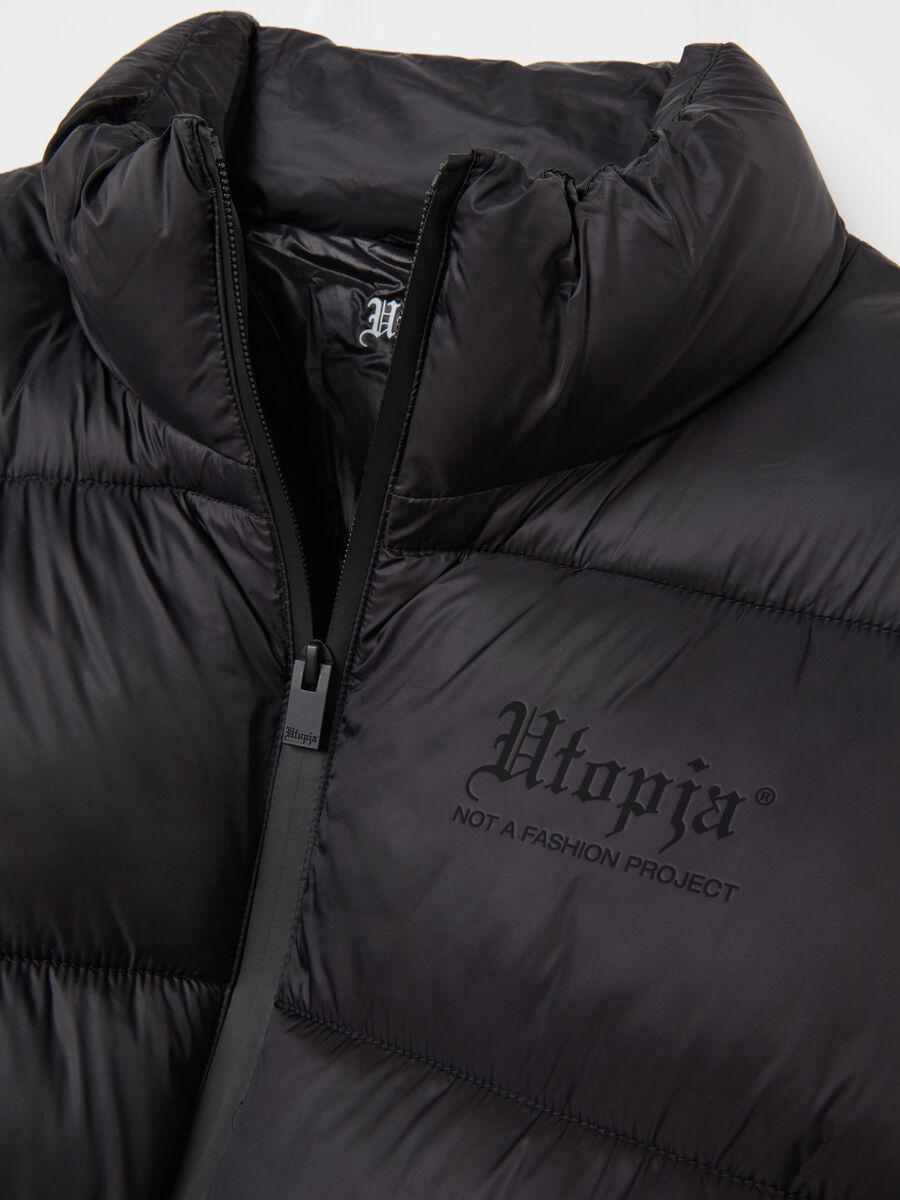 Technical Puffer Jacket Black_8