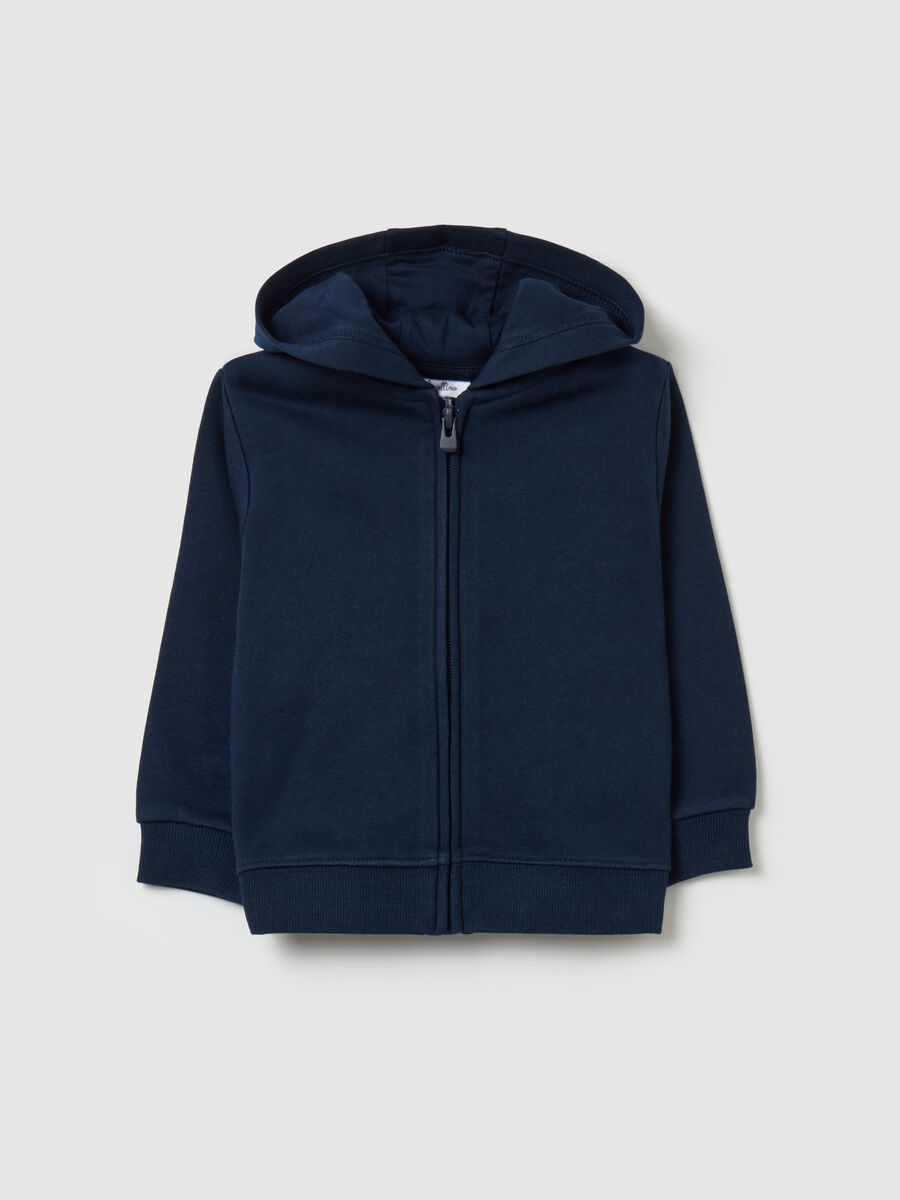 Full-zip plush hoodie_0