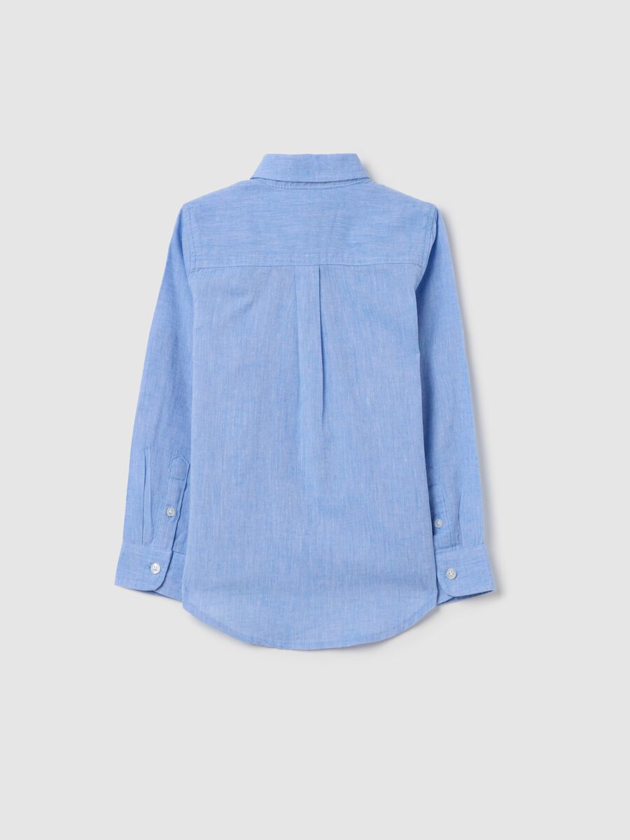Cotton and linen shirt_1