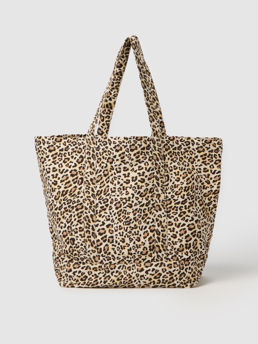 Women's multicolour pure cotton shopper bag_1