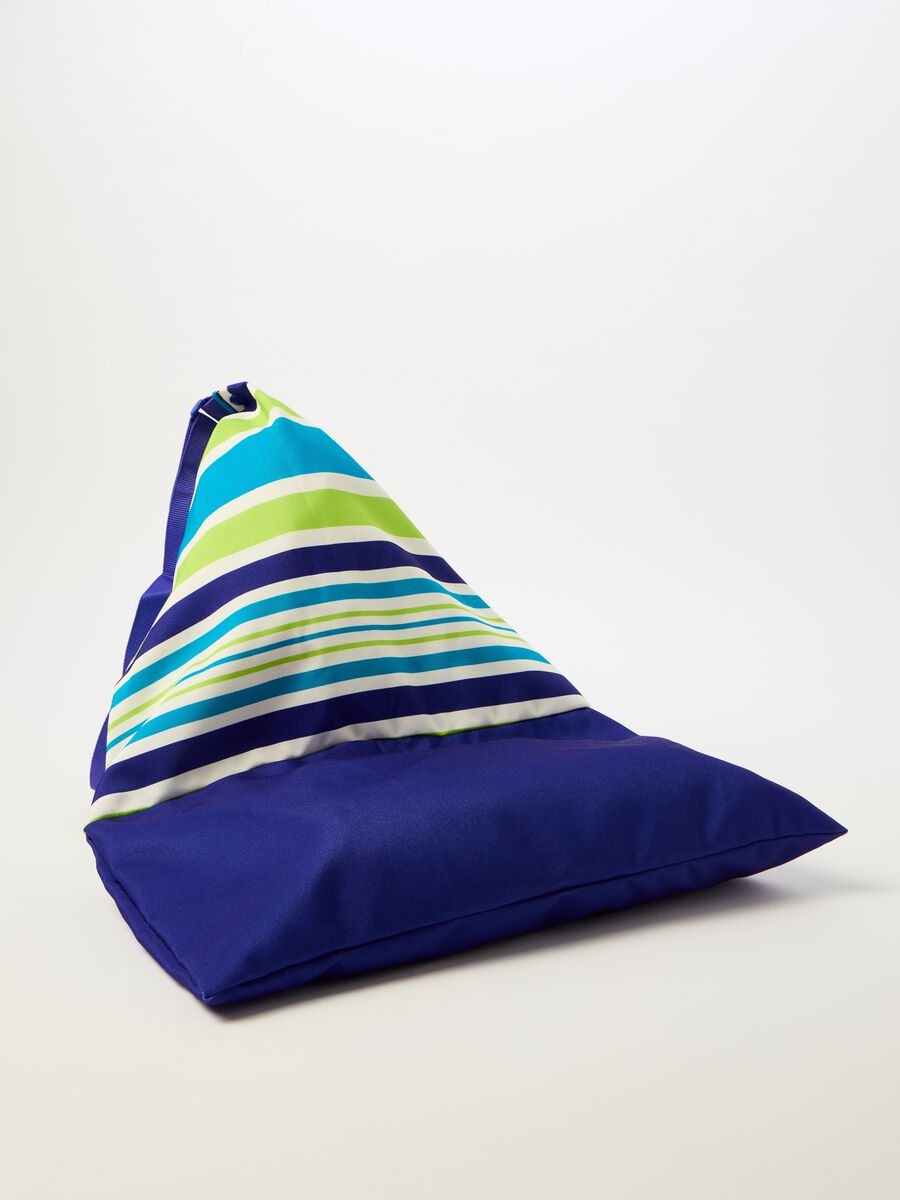 Pillow bag in striped canvas_2
