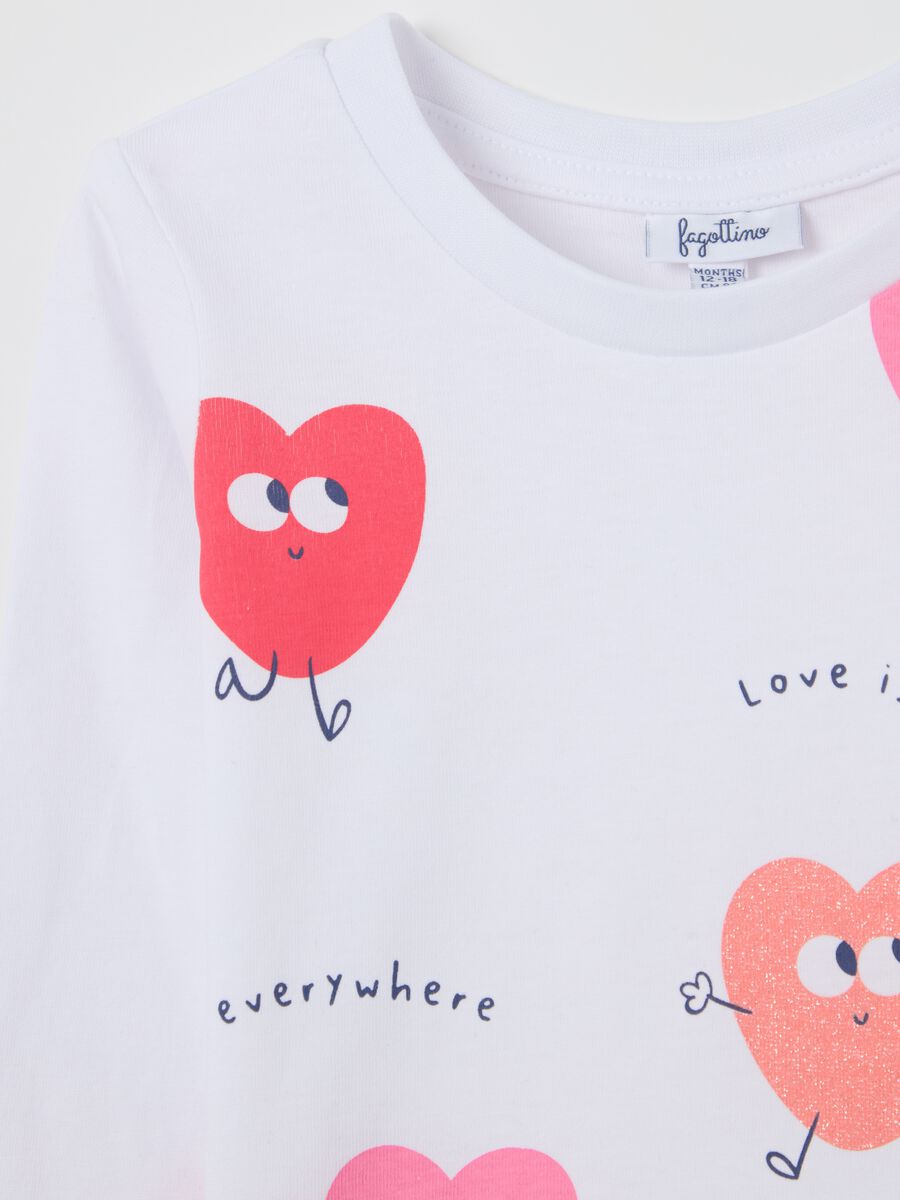 Two-pack long-sleeved T-shirts in cotton with print_3